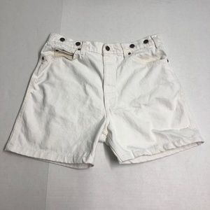 Vintage Levi’s shorts size 34 pants off white DIY